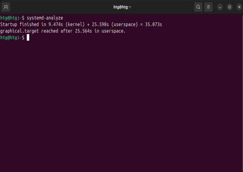 systemd-analyze basic