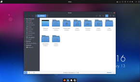Ubuntu running the Budgie file manager.