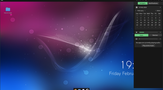 Ubuntu Budgie Raven sidebar showcase.