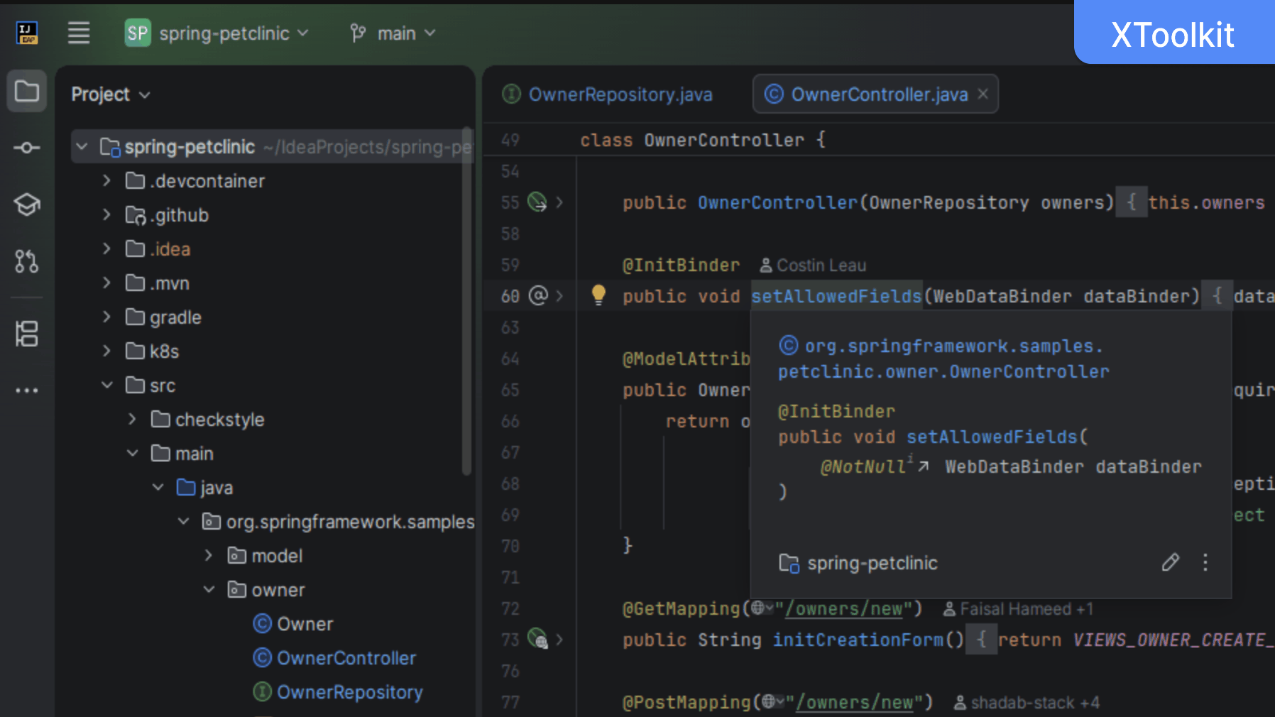 IntelliJ comparison between X11 and Wayland
