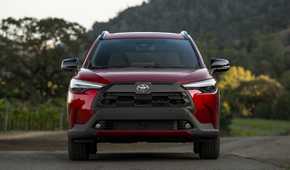 Head-on shot of a 2026 Toyota Corolla Cross