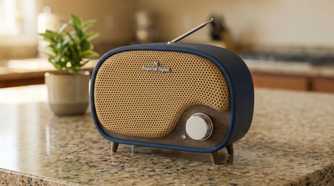 A 3D-printed local offline lo-fi radio media player by Zion Brock.