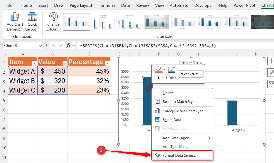 3 simple tricks I use to make Excel column charts actually useful