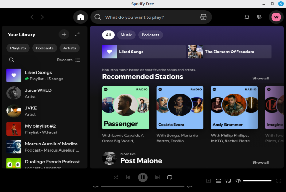 Fed up with the Spotify Linux app? This custom widget is the fix