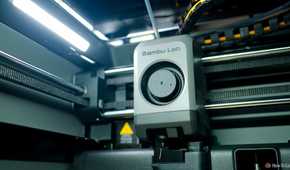 Bambu Lab P2S 3D printer printhead.