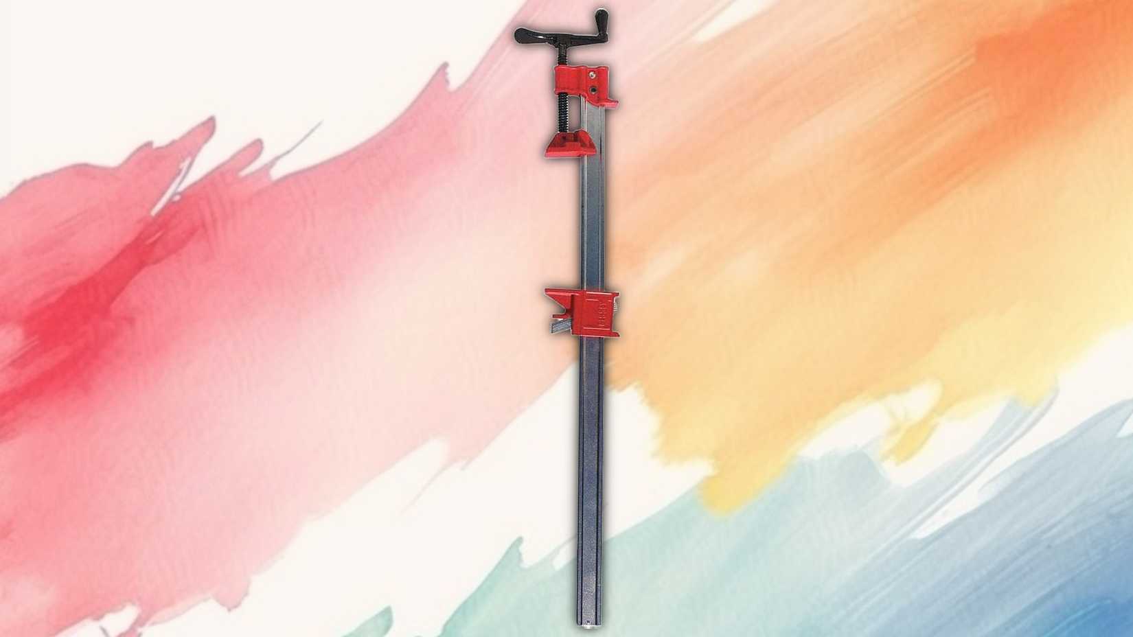 BESSEY IBEAM36, 36 in. Robust IBEAM clamp on painted background