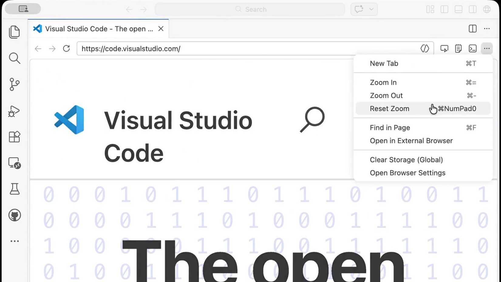 Zoom In Visual Visual Studio Code's latest update is a big deal for web development
