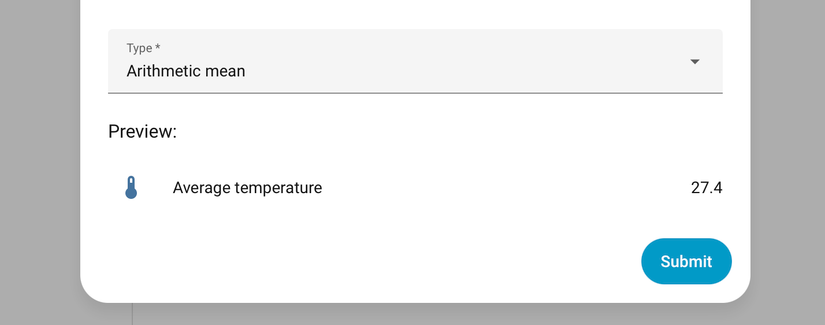 Creating an average of sensor readings in Home Assistant.
