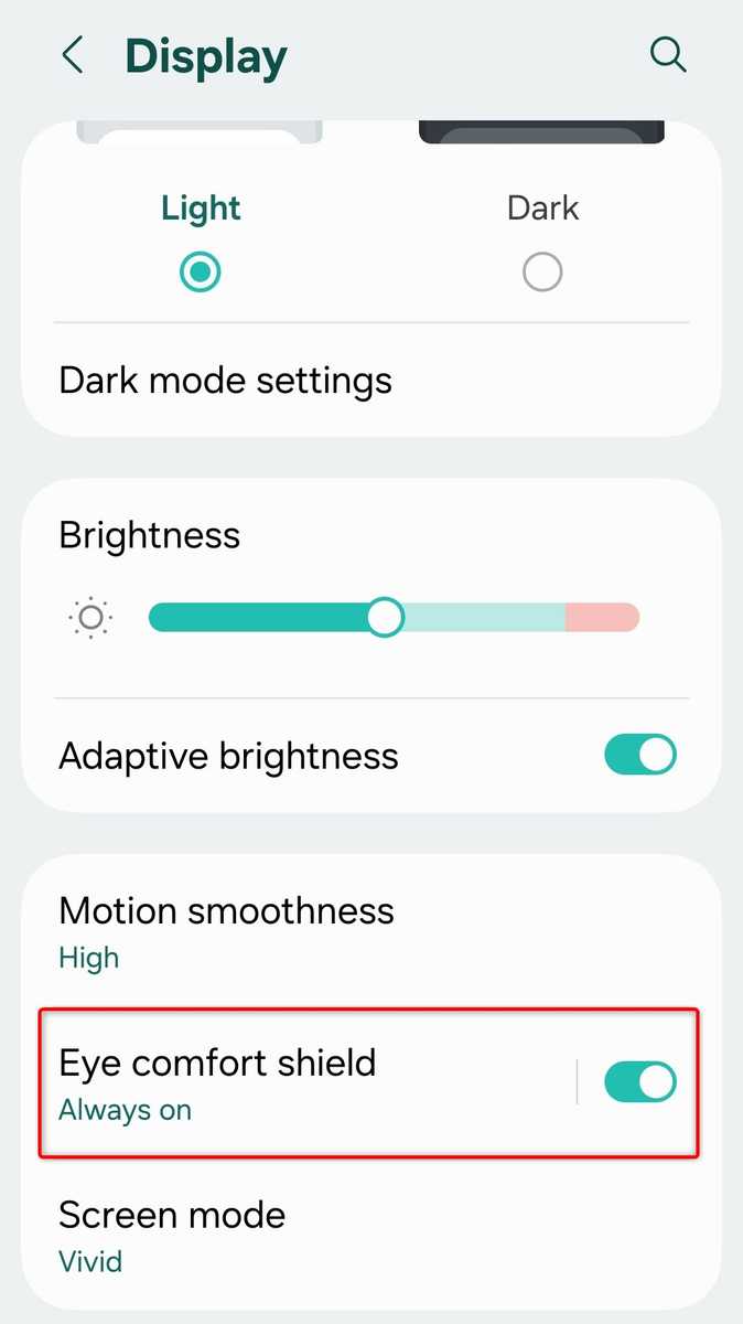 Ночной режим Android активация ночного режима на телефоне