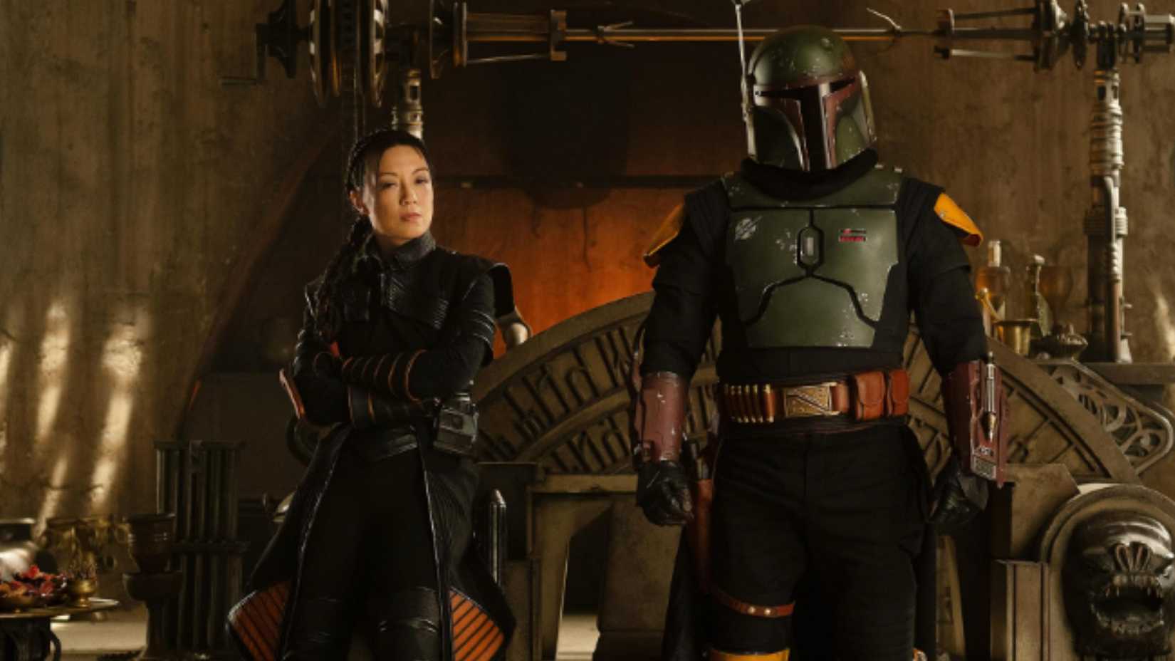 Fennec Shand and Boba Fett in The Book of Boba Fett.