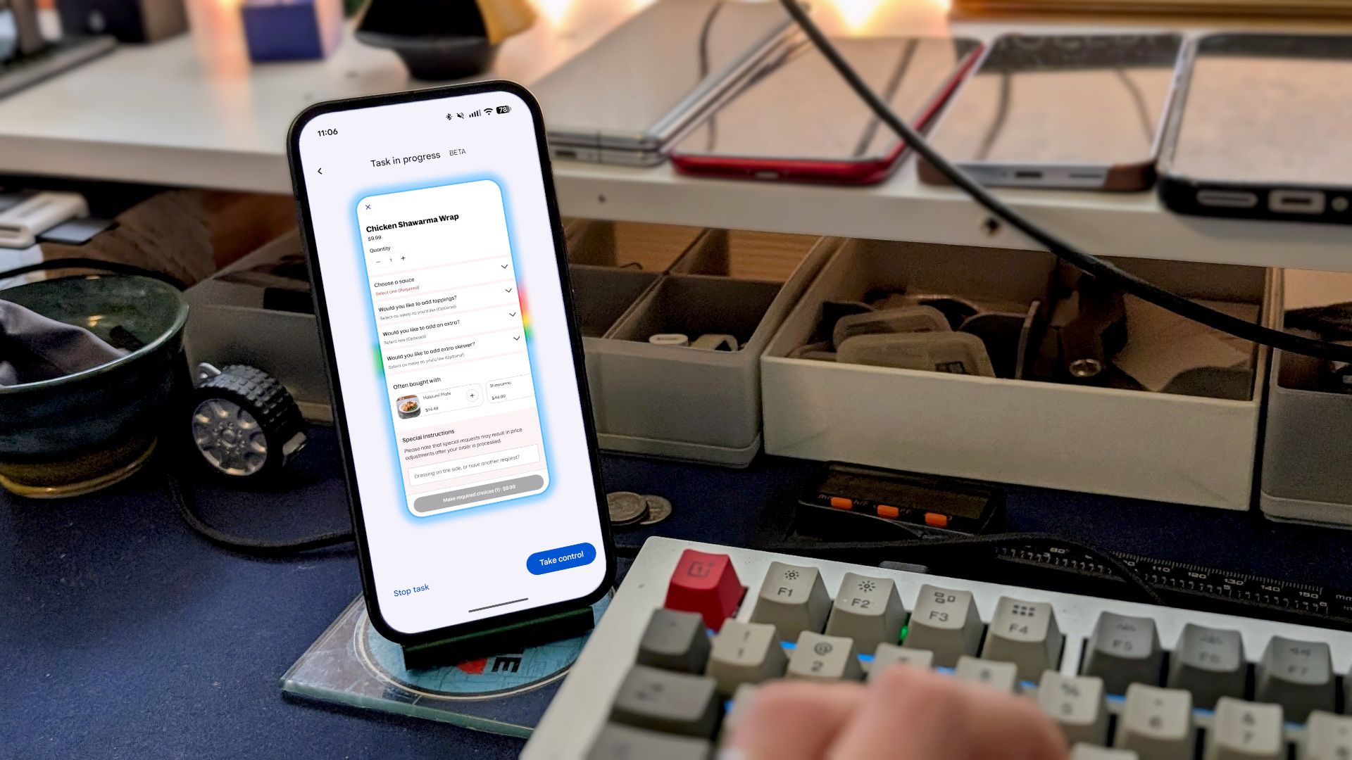 Gemini can now order your food by tapping your phone like a person—here's how it works