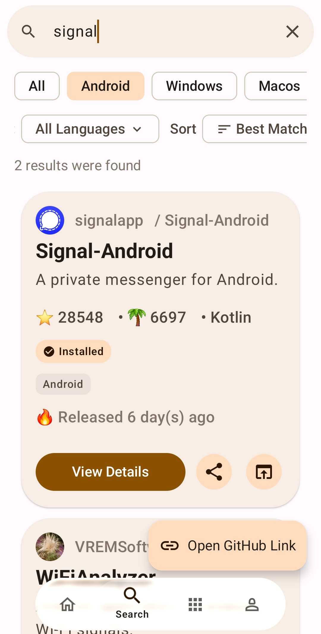 this app turns github into a store on android and... This open-source app turned GitHub into my favorite Android app store