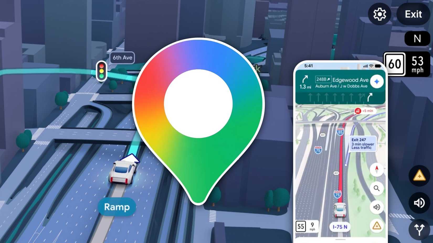 Google Maps navigation update