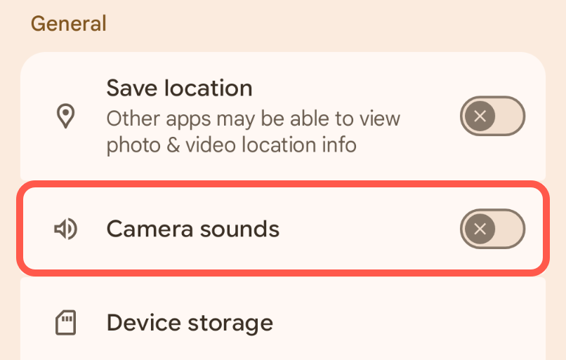 Google Pixel camera settings 8