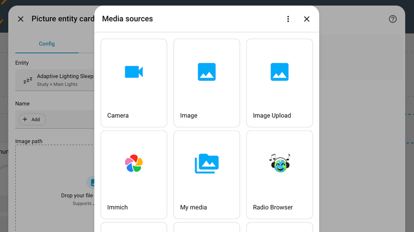 Immich as a media source for images in Home Assistant.
