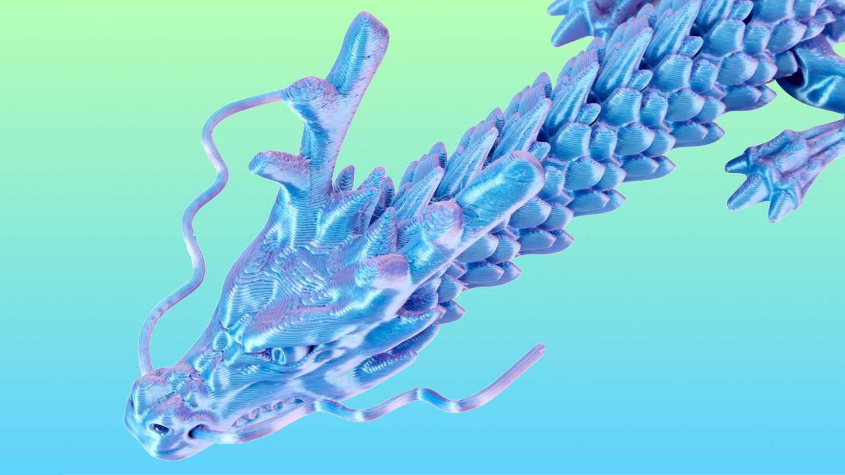 Kmart Australia 3D printed dragon.