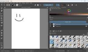 The primary Krita window.