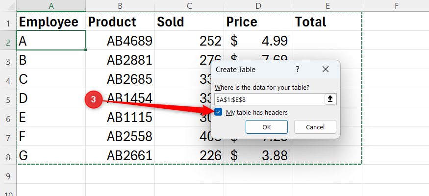 How to use structured references in Microsoft Excel