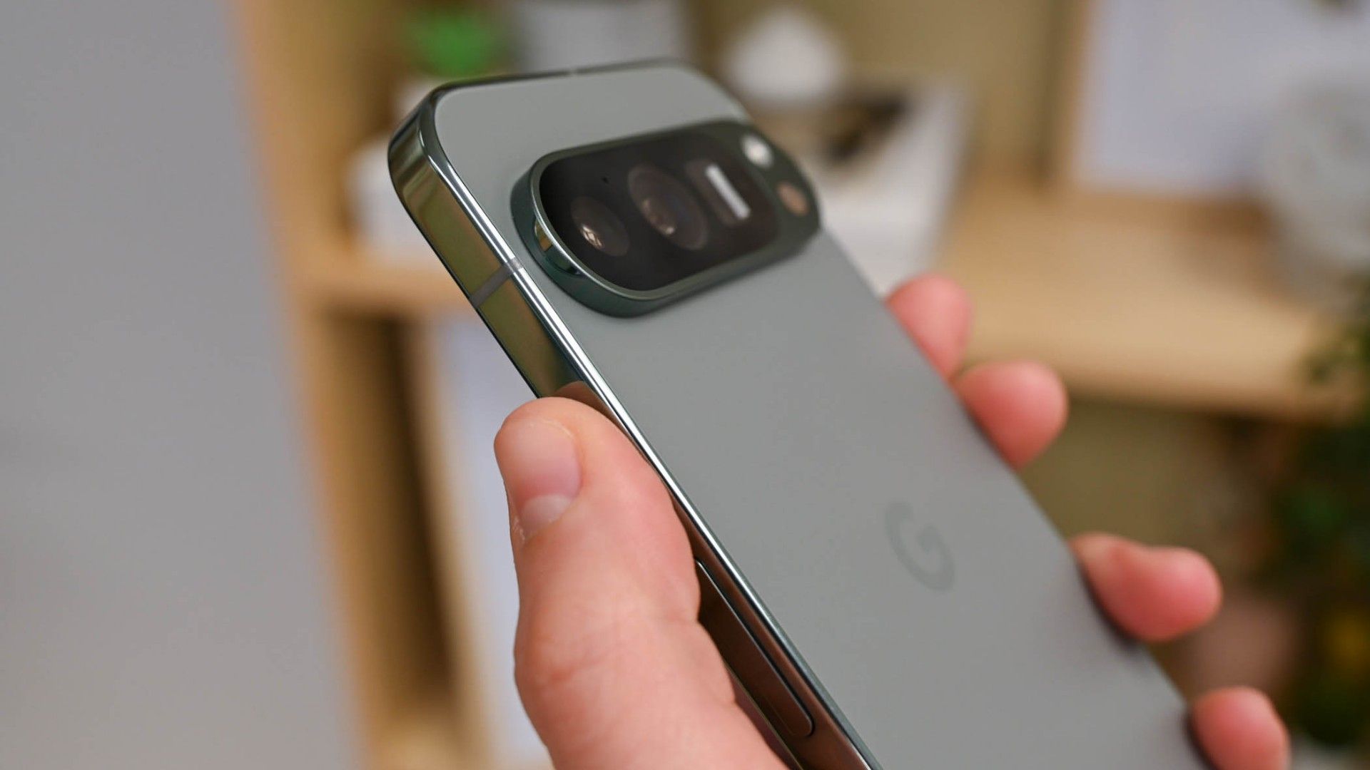 Pixel phone held tight