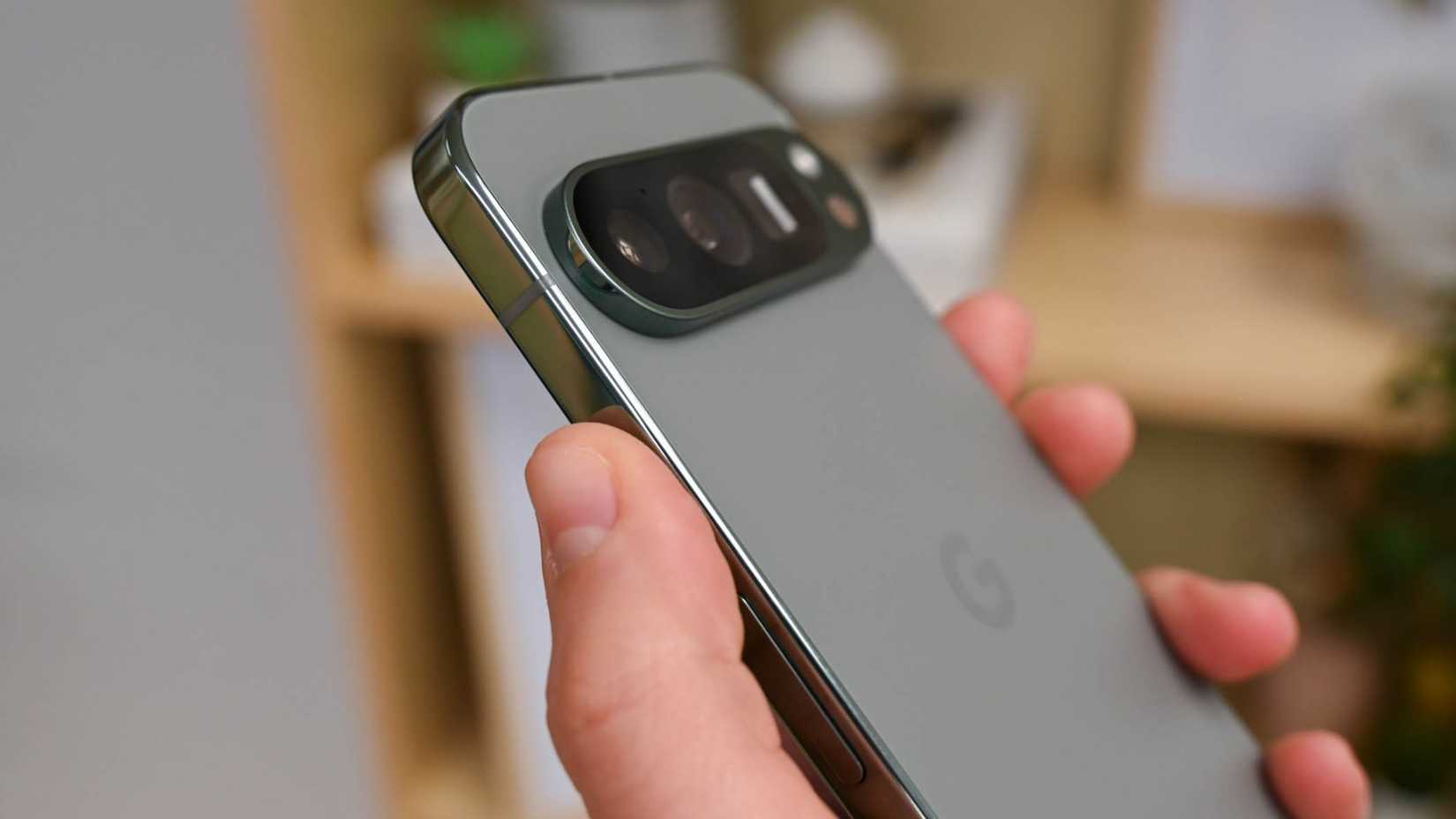 Pixel phone held tight
