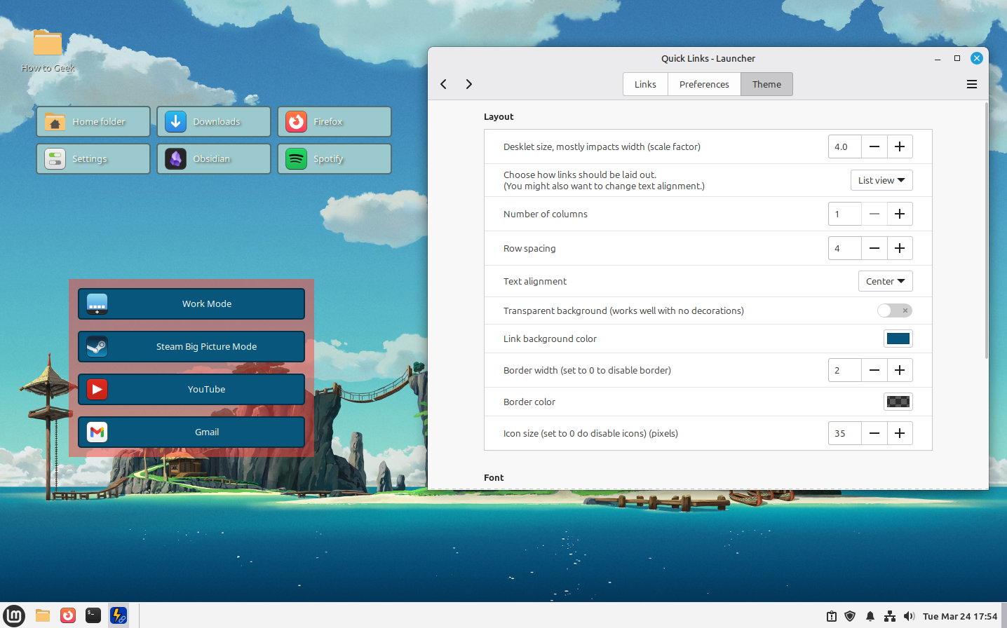 5 must have Linux Mint desklets