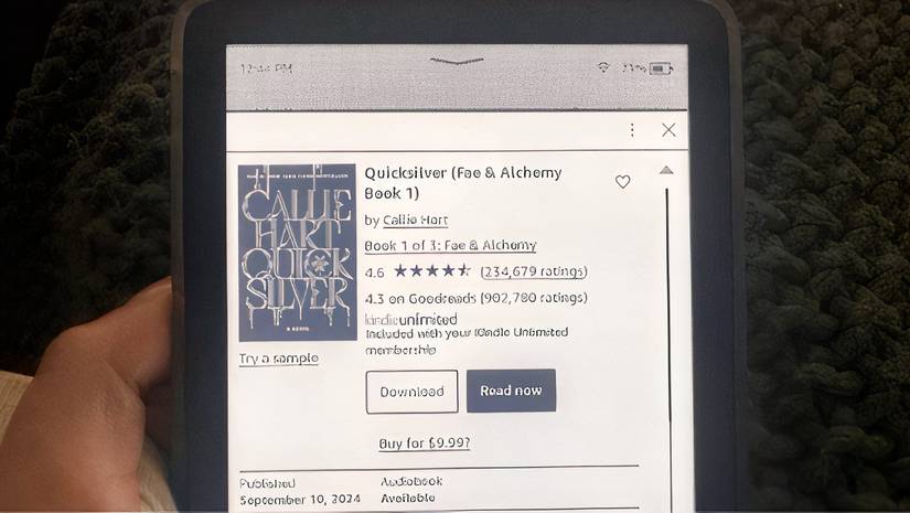 Quicksilver on Kindle Unlimited
