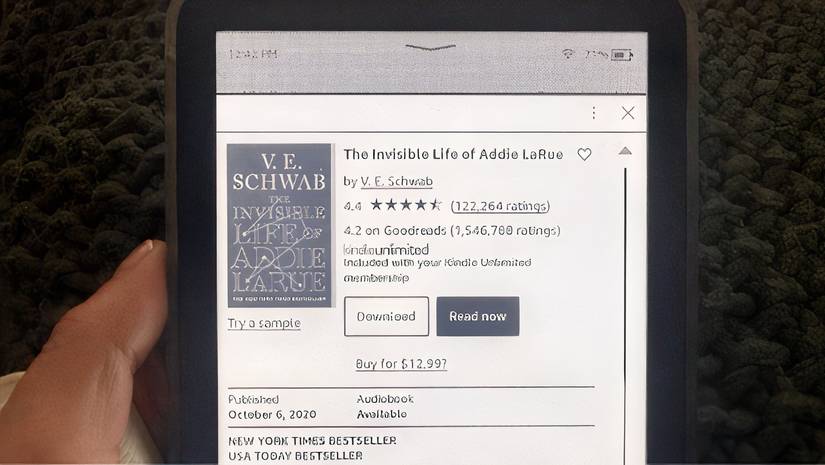The Invisible Life of Addie LaRue on Kindle Unlimited