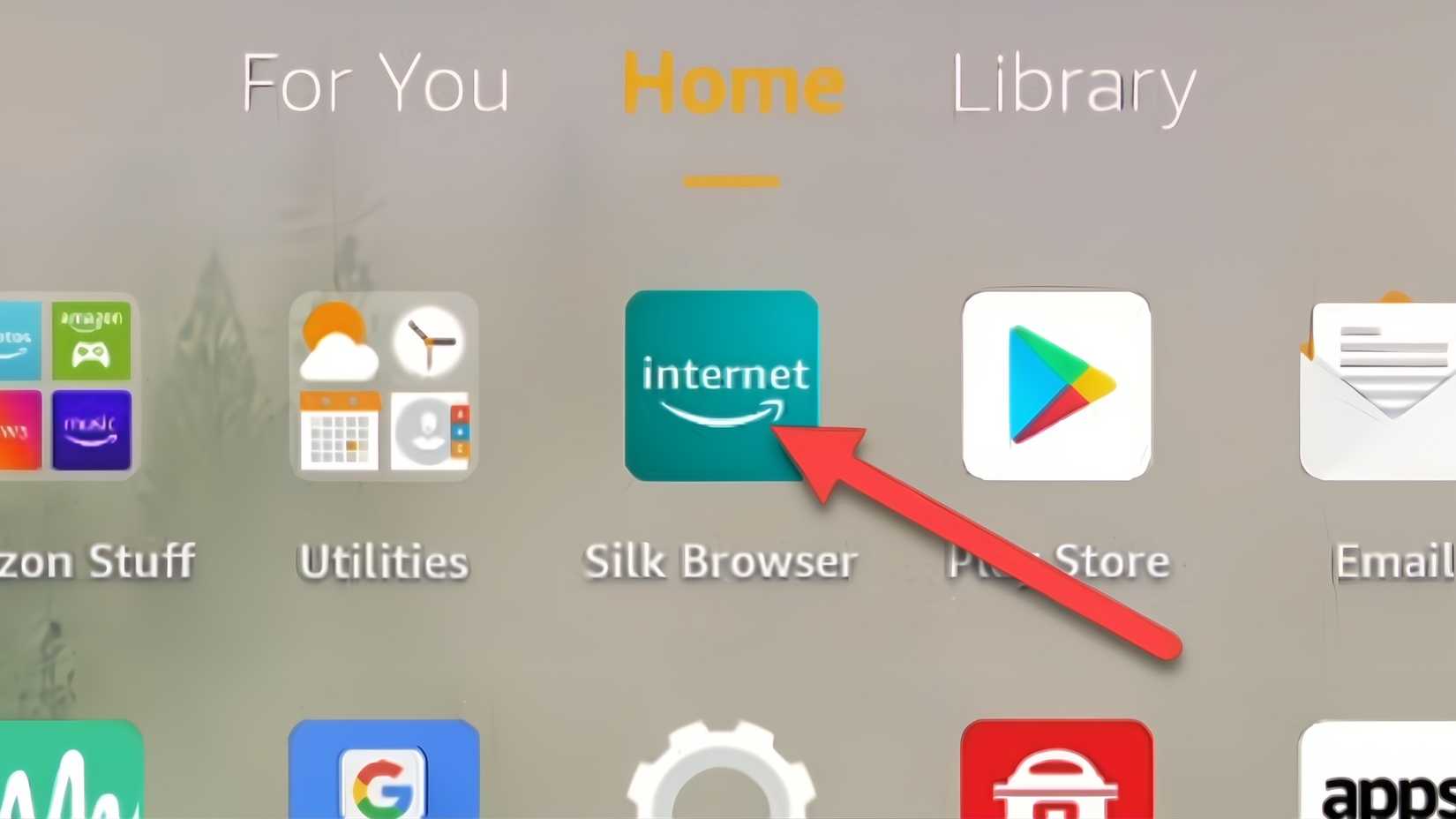 The Amazon Silk Browser in a row