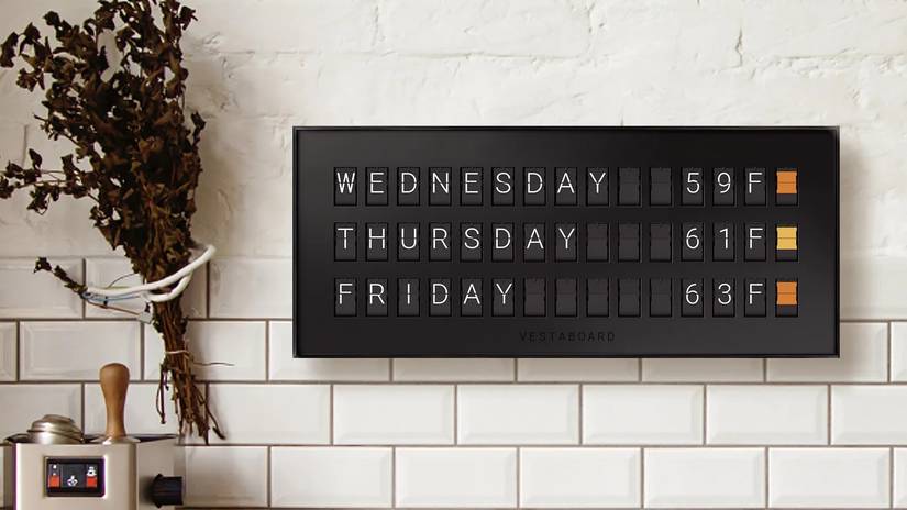 Vestaboard Note mini flip-dot display