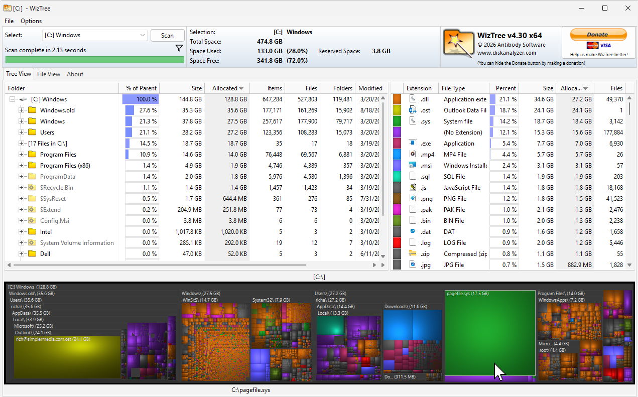 Your Windows storage is full of garbage—this free app shows you where ...