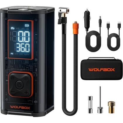 Insuflador de pneus para serviços pesados ​​WOLFBOX 150PSI