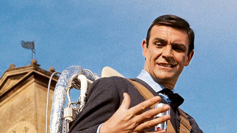 Sean Connery as James Bond in Thunderball.