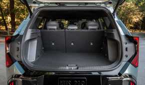 Shot of the cargo area in a 2027 Kia Seltos Hybrid