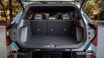 Shot of the cargo area in a 2027 Kia Seltos Hybrid
