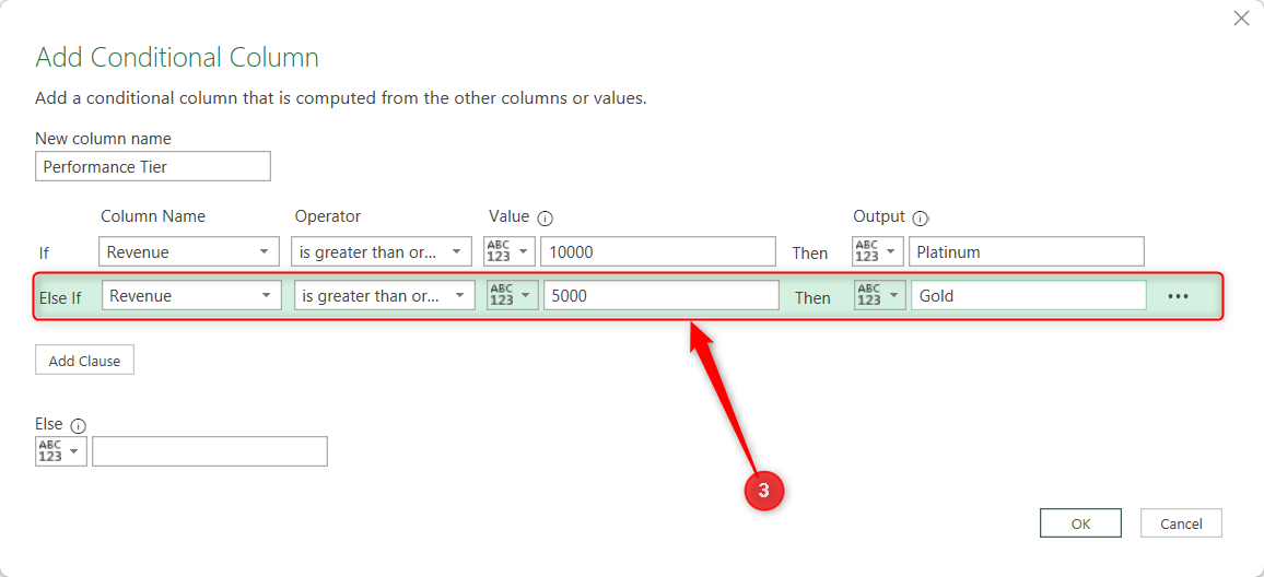 How to use Conditional Columns in Excel Power Query