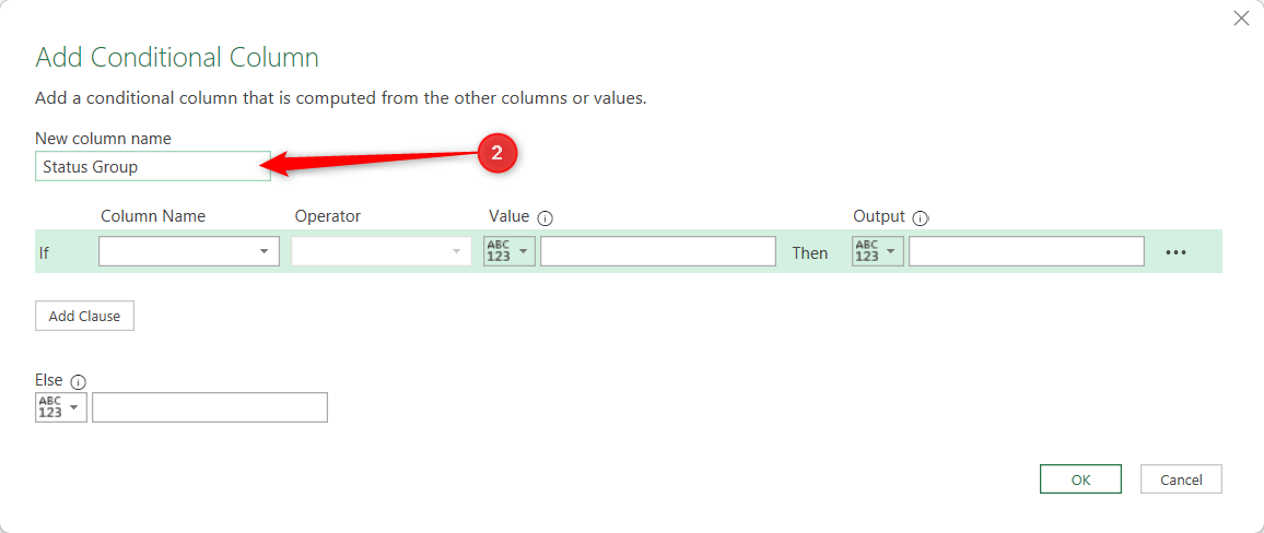How to use Conditional Columns in Excel Power Query