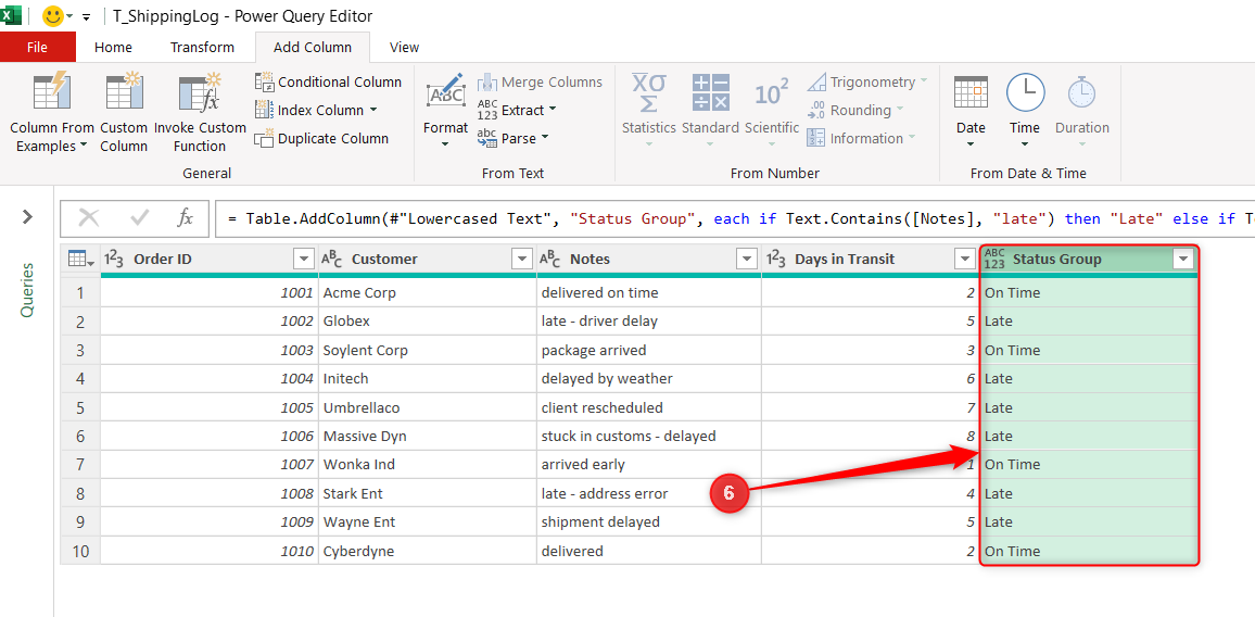How to use Conditional Columns in Excel Power Query