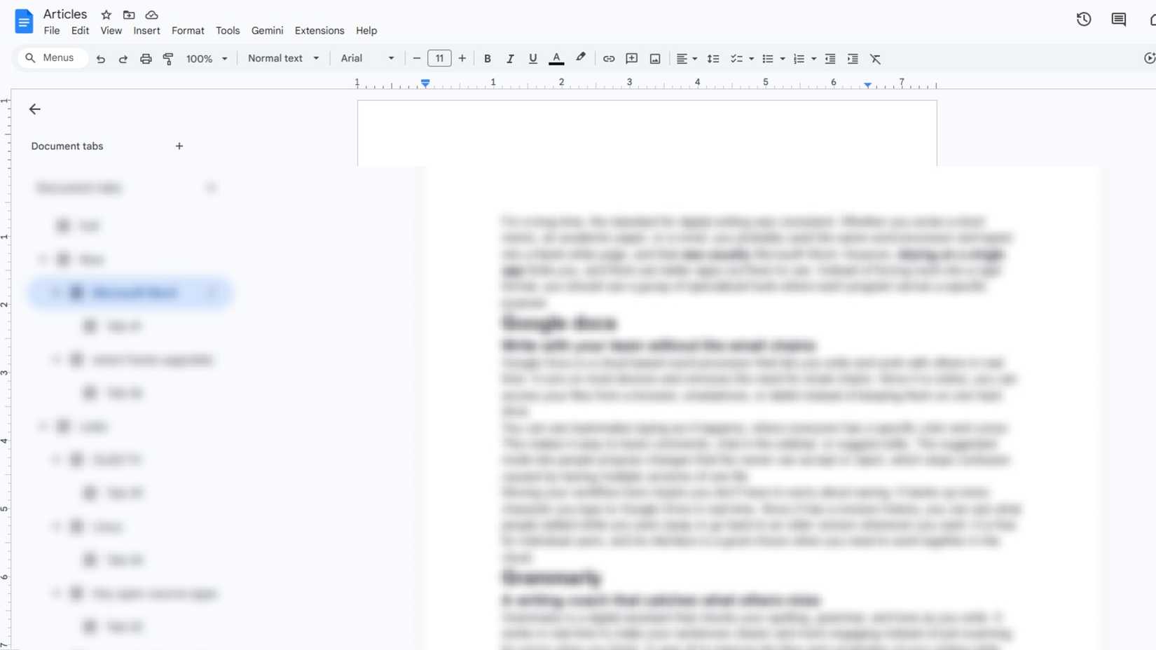 A Microsoft Word doc with writing on it