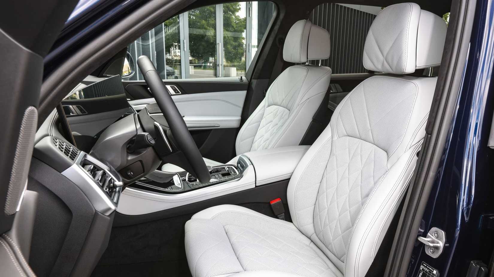 Shot of the front seats in a 2024 BMW X5