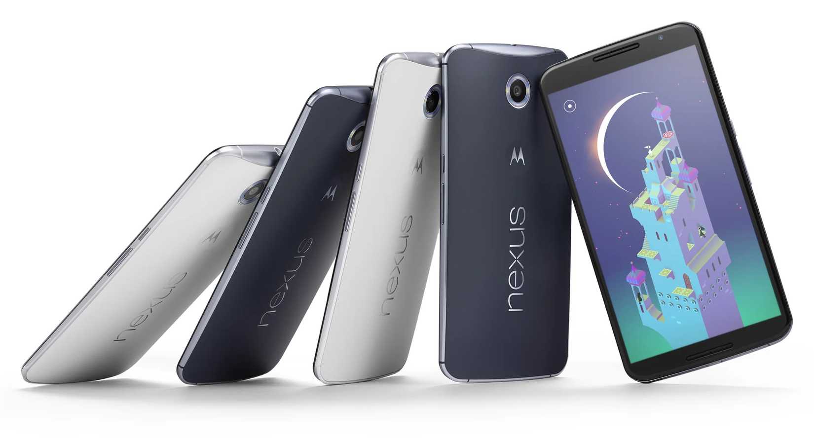 A promotional render of the Nexus 6.