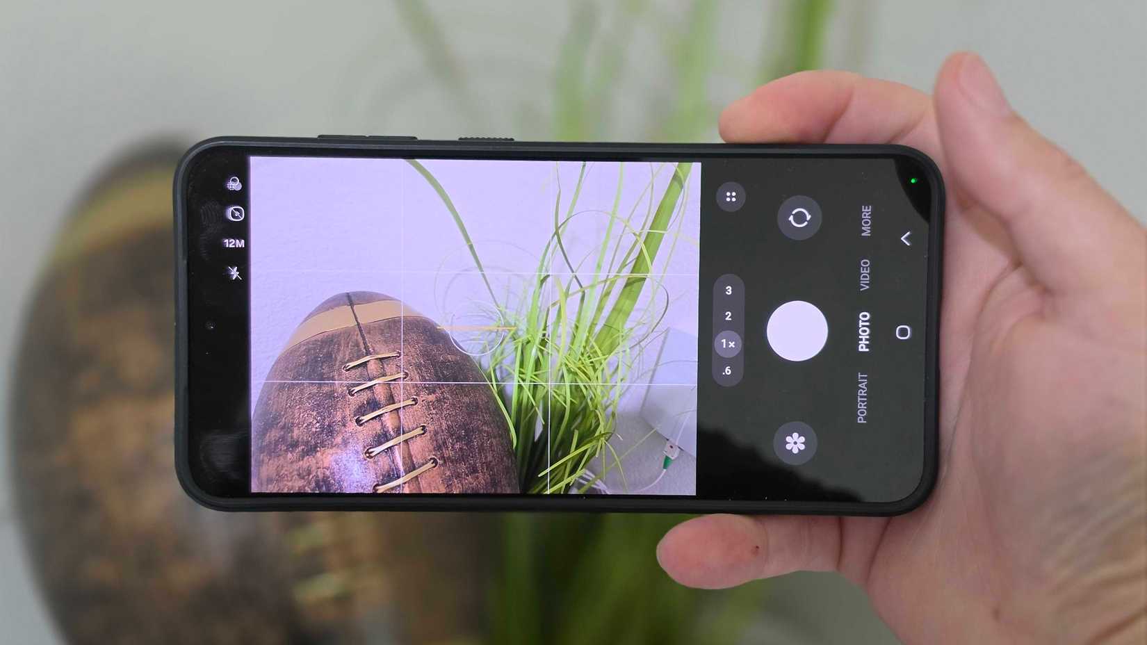Galaxy S25 taking a photo