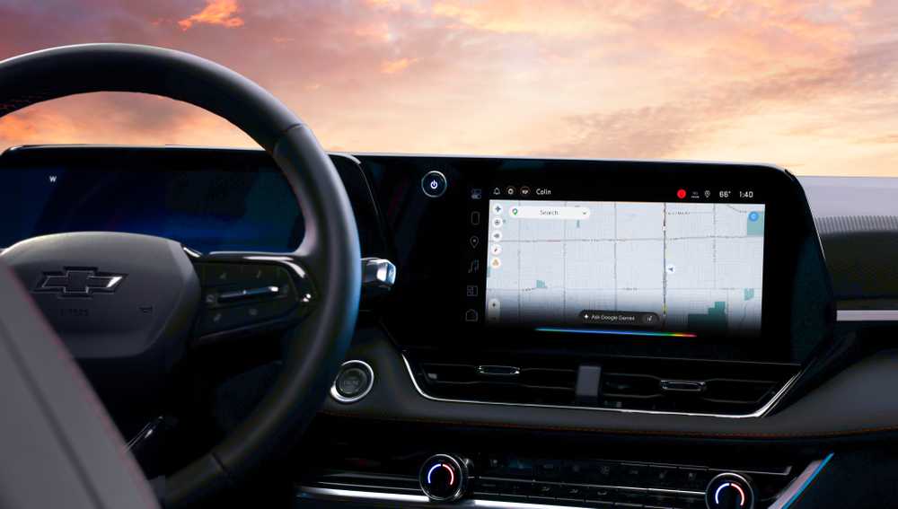 Google Gemini running in a Chevrolet shows the integration's current state