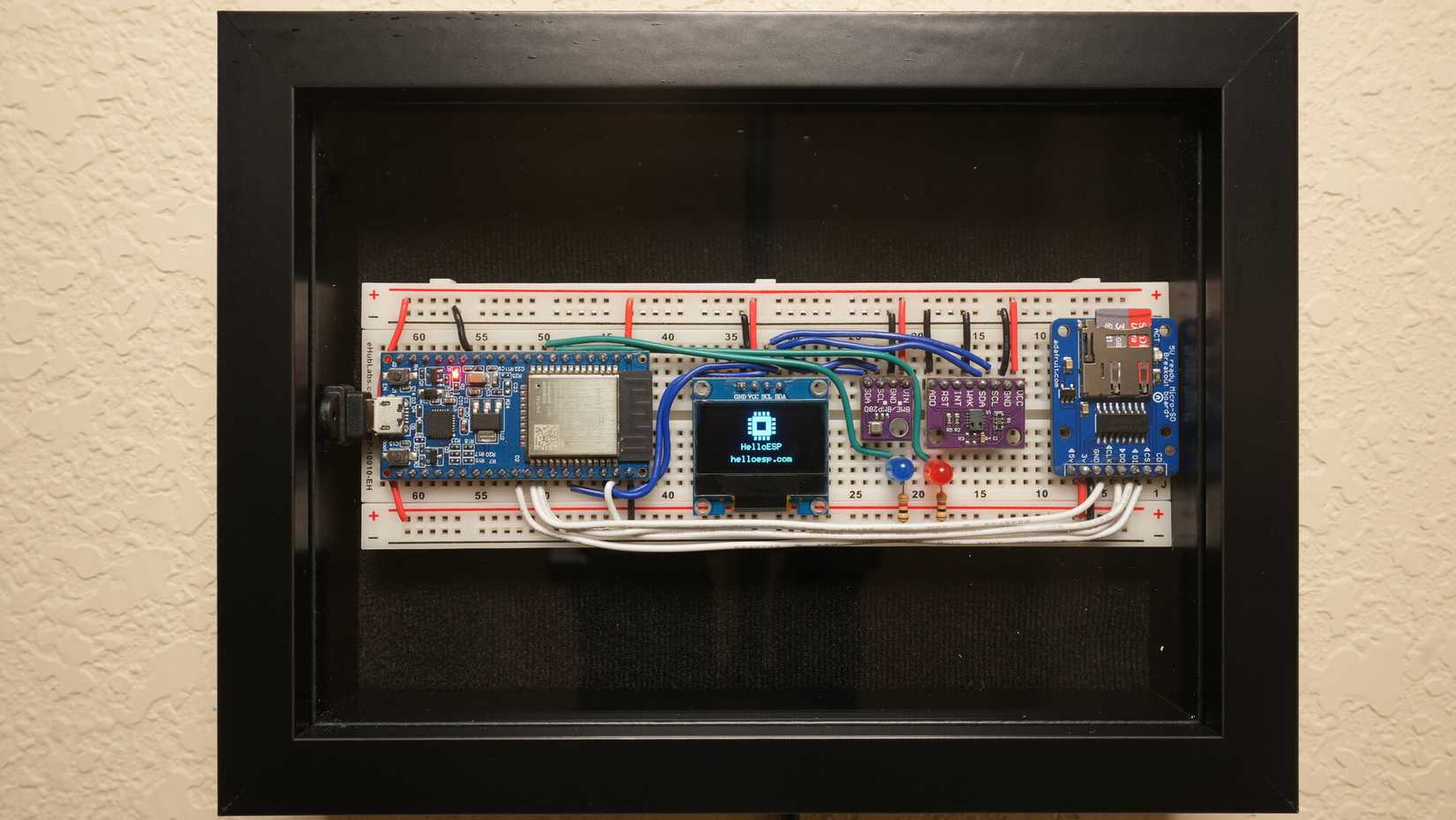 HelloESP web server in a frame by Tech1k on GitHub.