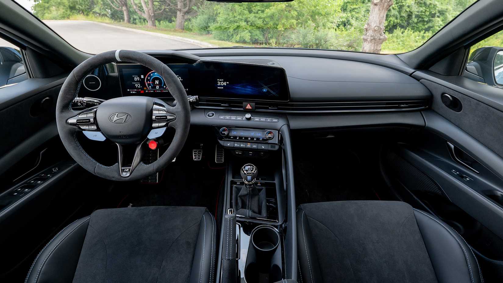Interior of the 2026 Hyundai Elantra N TCR Edition