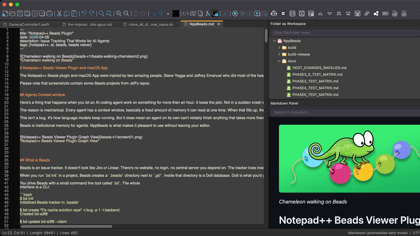 Notepad++ is finally available on the Mac, 23 years later
