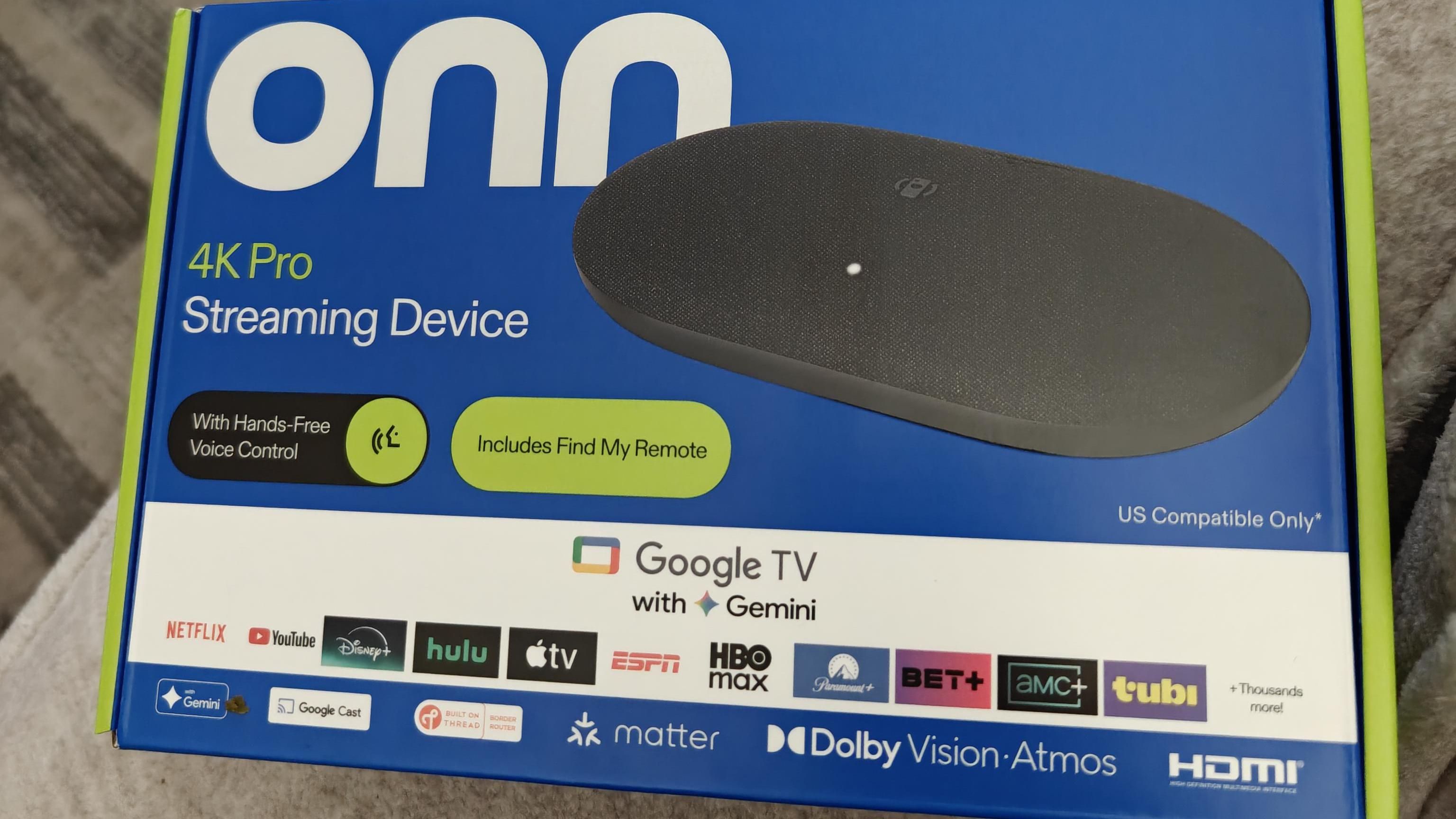 その他 onn. 4K pro Free Shipping! Onn+ 4K Pro Streaming Device Google TV, Ultra HD