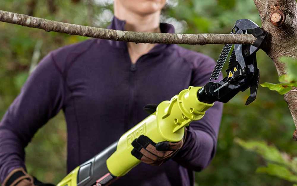 The 18V lopper handles branch cutting that would normally require manual shears and much more effort