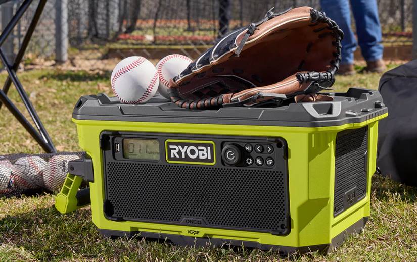 Ryobi Link Verse BT speaker and stereo