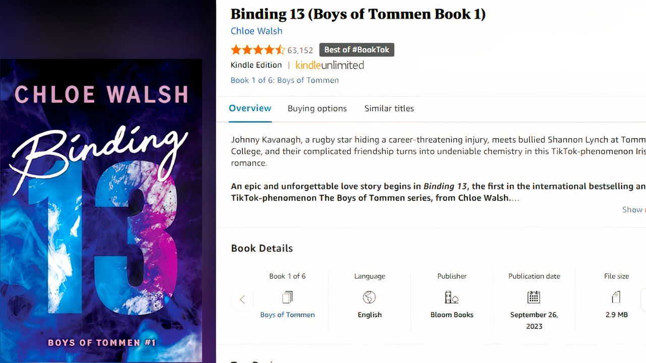 The cover for Binding 13