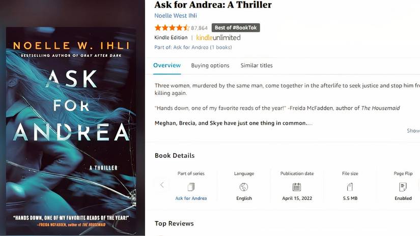 The cover of Ask for Andrea